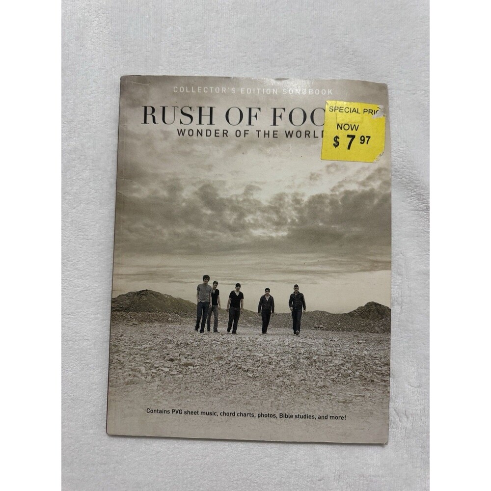 Rush of Fools Wonder World Collectors Edition Songbook Piano Vocal Christian